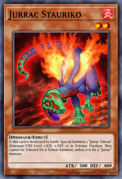 Jurrac Stauriko trading card
