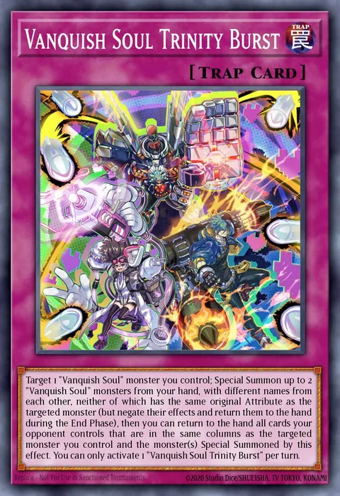 Vanquish Soul Trinity Burst trading card
