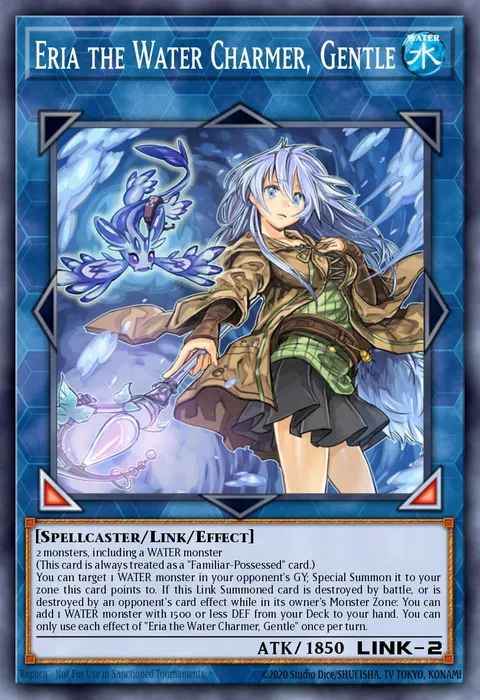 Eria the Water Charmer, Gentle trading card