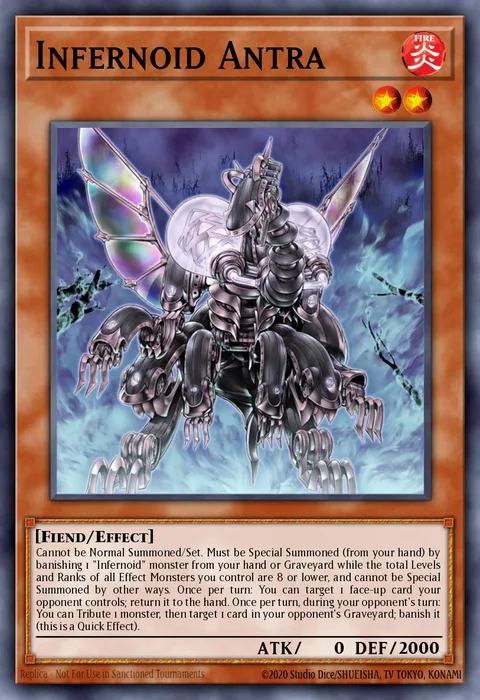 Infernoid Antra trading card