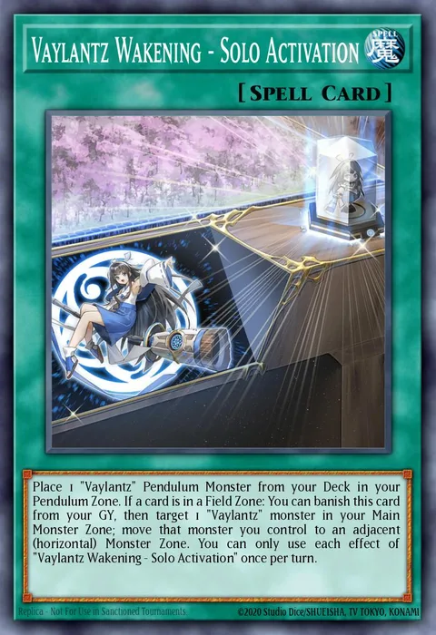 Vaylantz Wakening - Solo Activation trading card