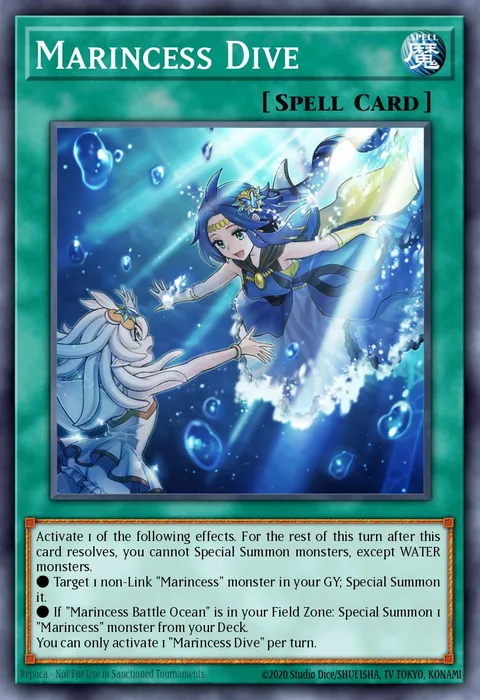 Marincess Dive trading card