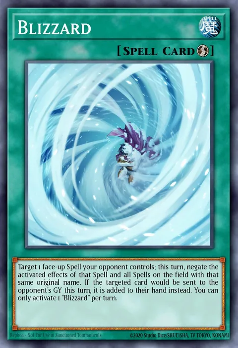 Blizzard trading card