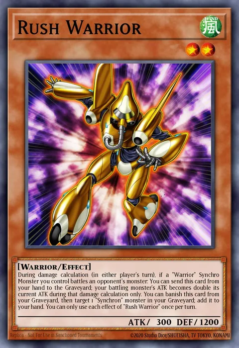 Rush Warrior trading card