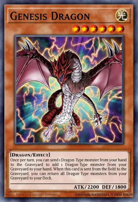Genesis Dragon trading card