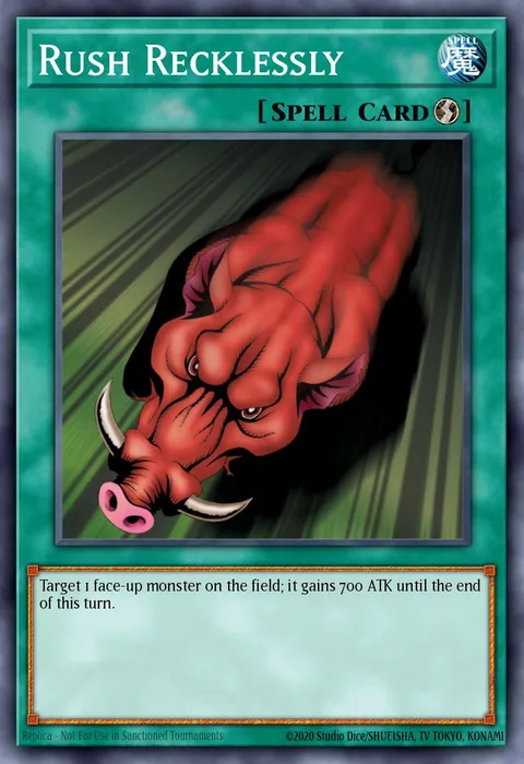 Rush Recklessly trading card
