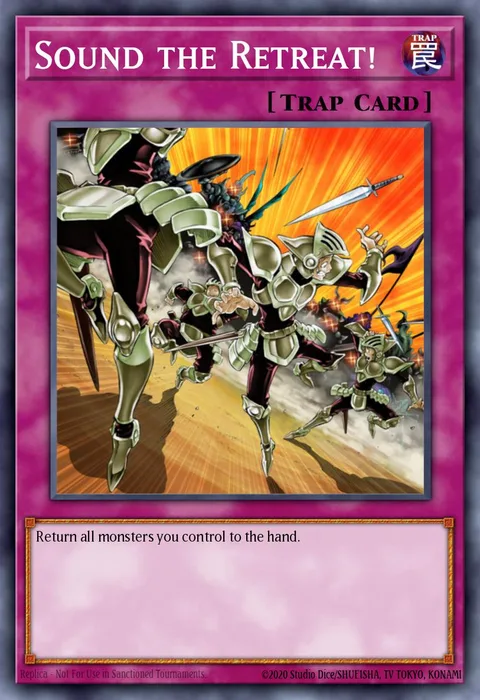 Sound the Retreat! trading card
