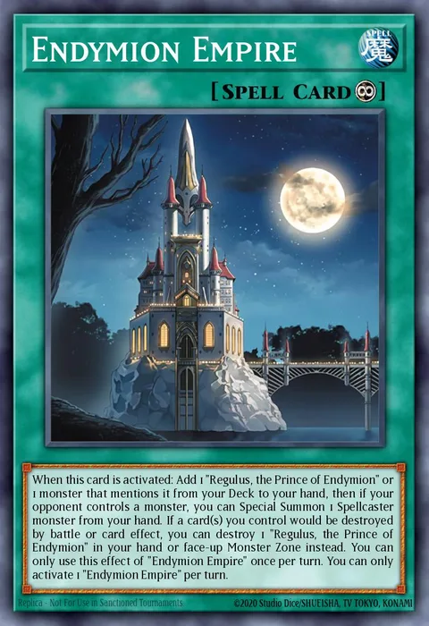 Endymion Empire trading card