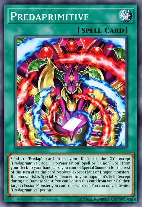 Predaprimitive trading card