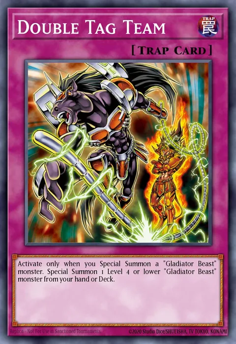Double Tag Team trading card