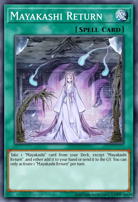 Mayakashi Return trading card