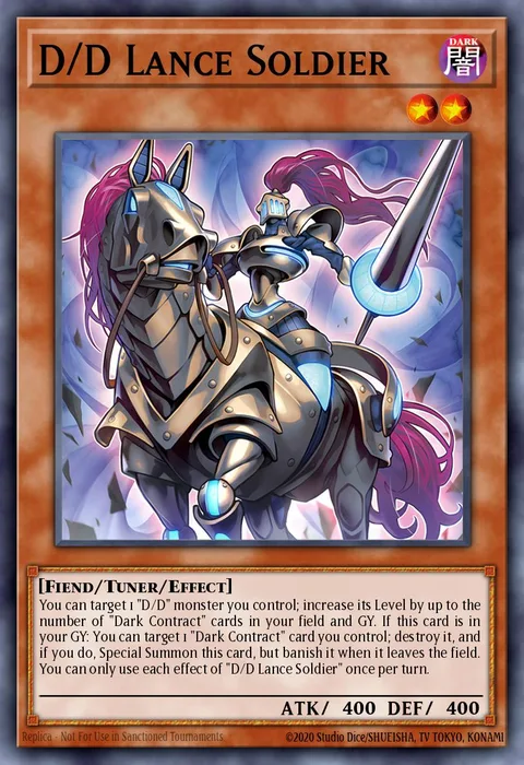 D/D Lance Soldier trading card