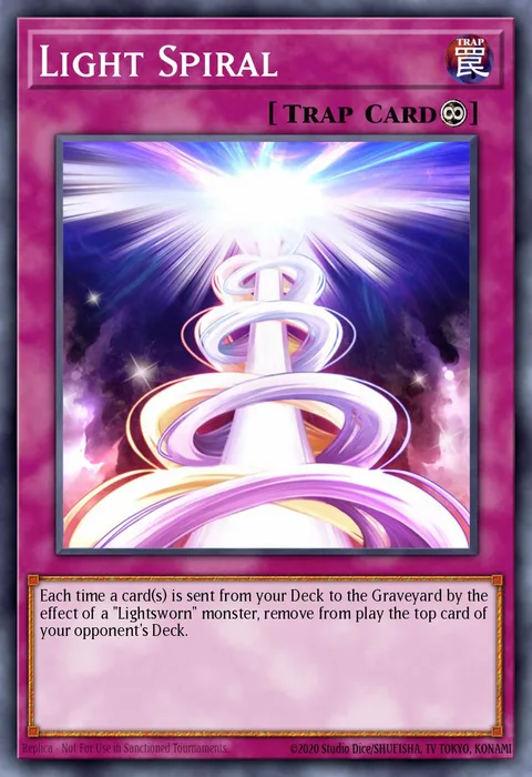 Light Spiral trading card