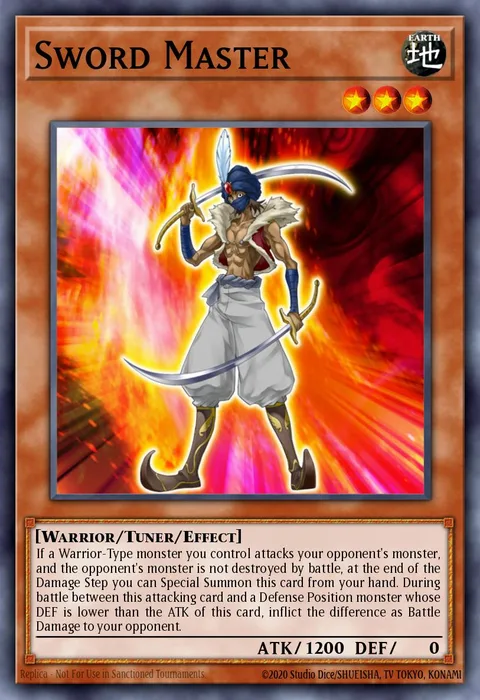 Sword Master trading card