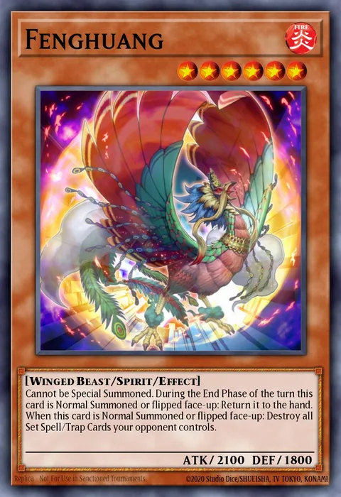 Fenghuang trading card