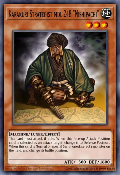 Karakuri Strategist mdl 248 "Nishipachi" trading card