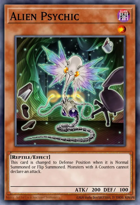 Alien Psychic trading card