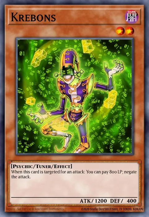 Krebons trading card