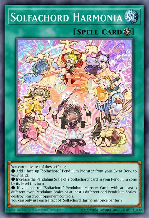 Solfachord Harmonia trading card