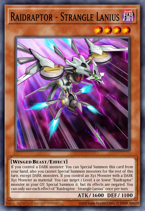 Raidraptor - Strangle Lanius trading card