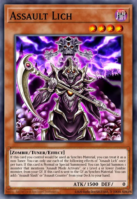 Assault Lich trading card