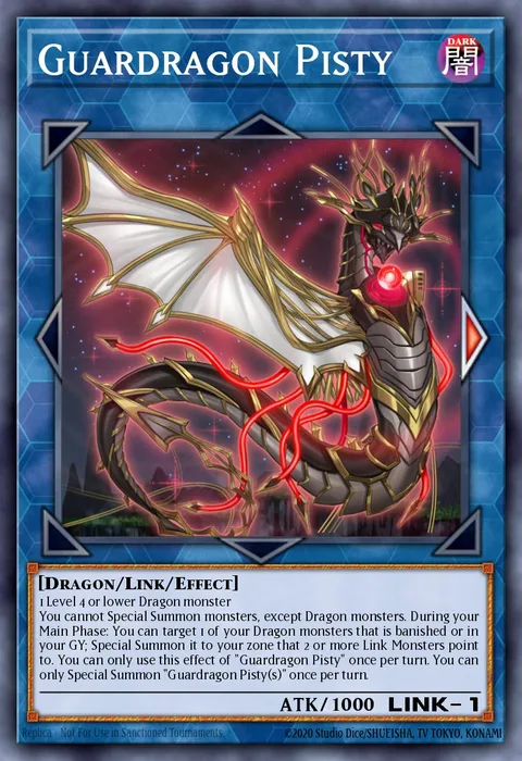 Guardragon Pisty trading card