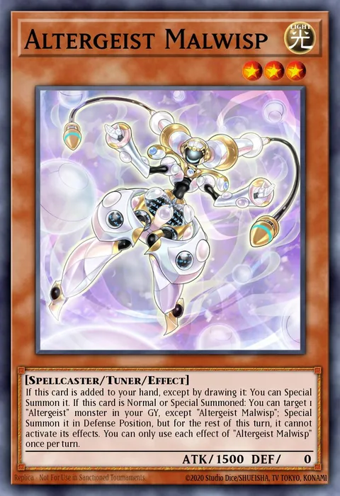 Altergeist Malwisp trading card