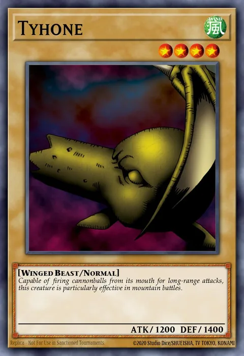 Tyhone trading card