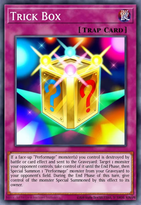 Trick Box trading card