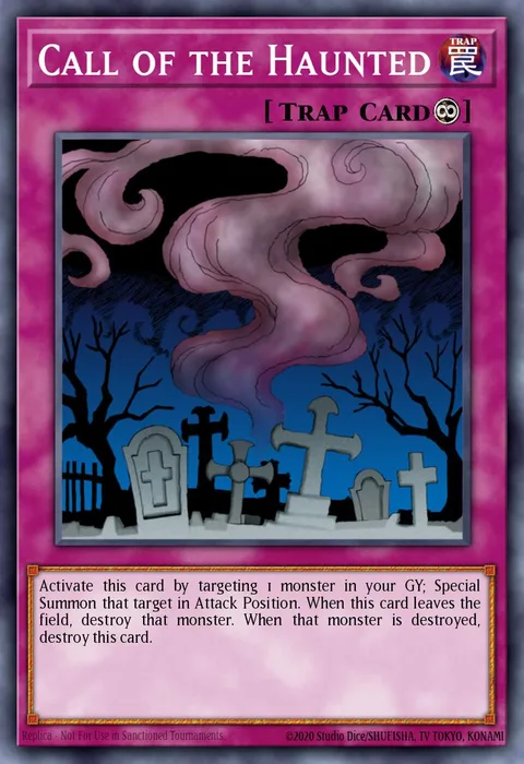 Call of the Haunted trading card