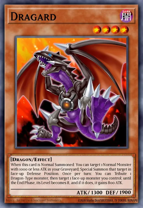 Dragard trading card