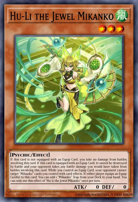 Hu-Li the Jewel Mikanko trading card