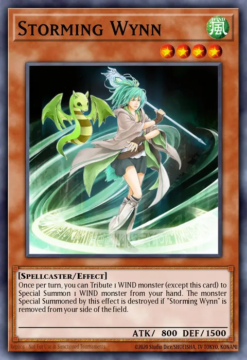 Storming Wynn trading card