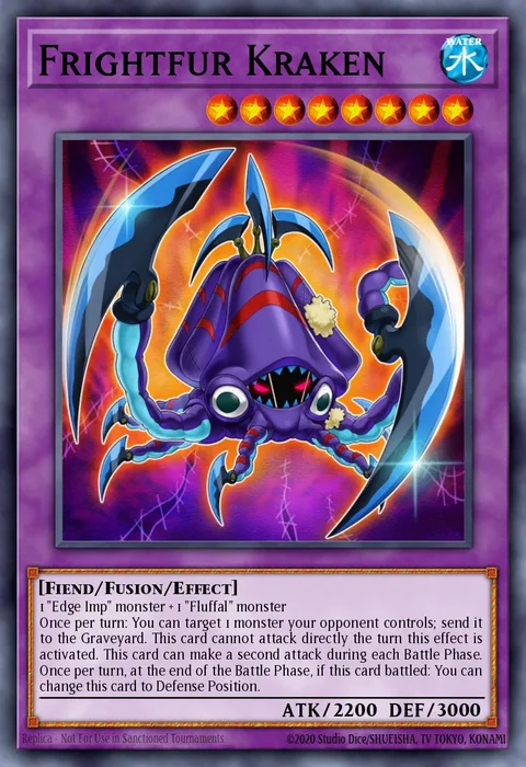 Frightfur Kraken trading card