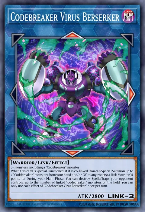 Codebreaker Virus Berserker trading card