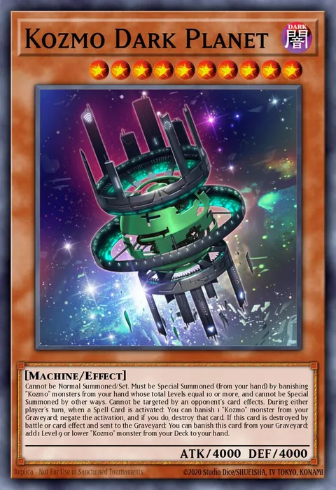 Kozmo Dark Planet trading card