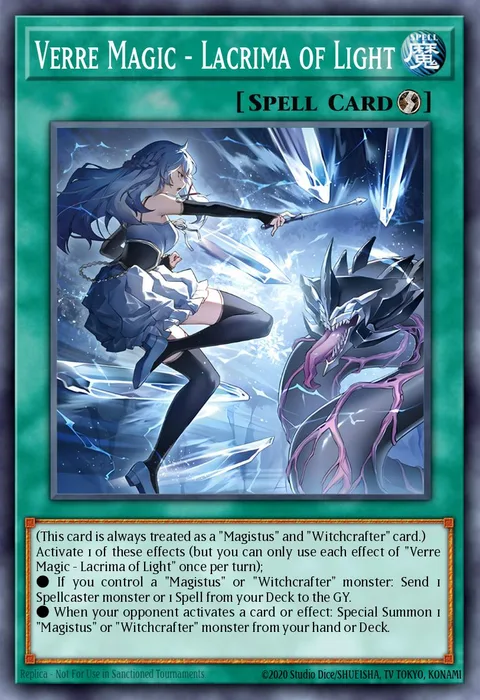 Verre Magic - Lacrima of Light trading card