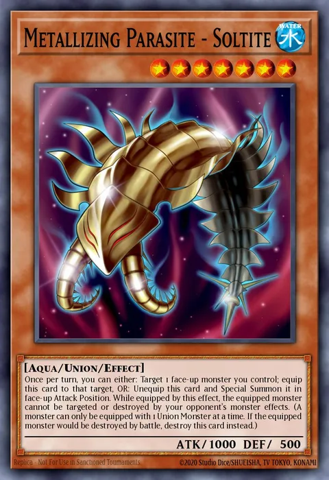 Metallizing Parasite - Soltite trading card