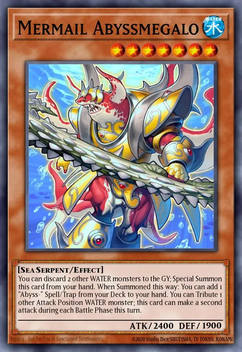 Mermail Abyssmegalo trading card