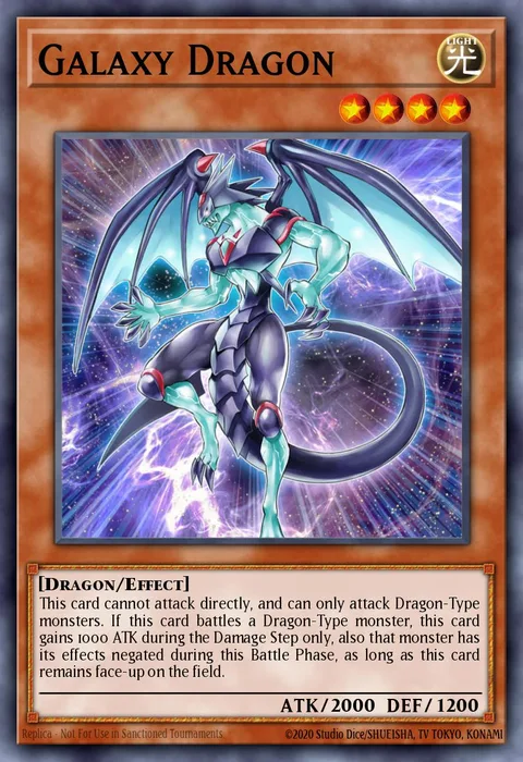 Galaxy Dragon trading card