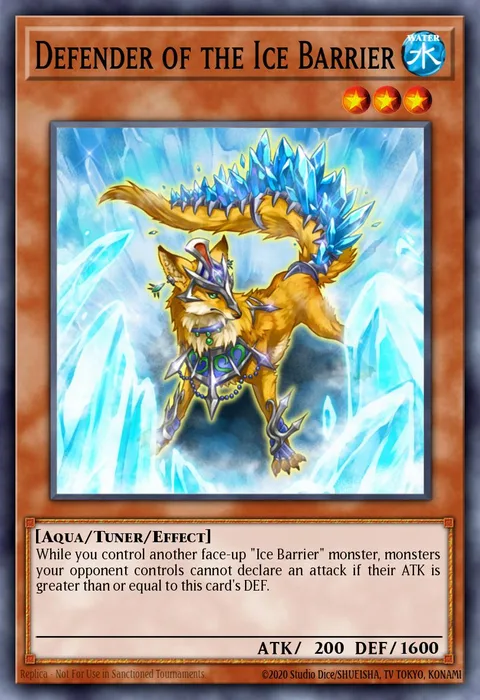 Defender of the Ice Barrier trading card