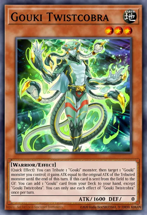 Gouki Twistcobra trading card