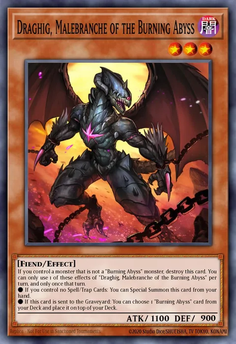 Draghig, Malebranche of the Burning Abyss trading card