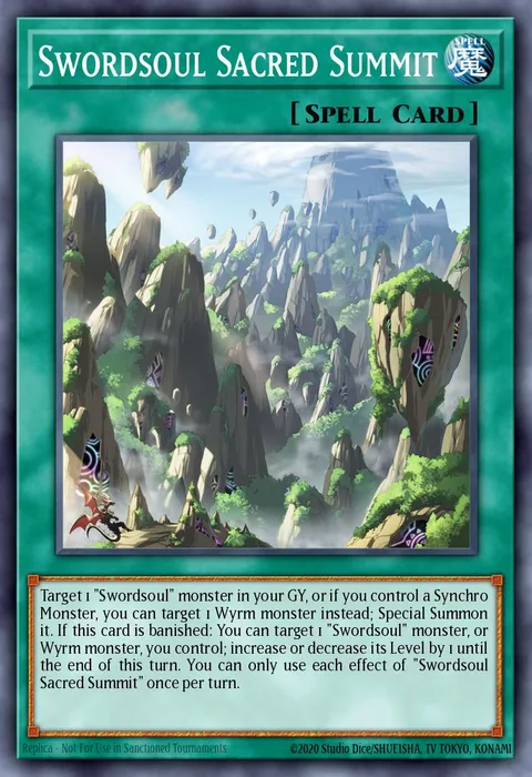Swordsoul Sacred Summit trading card