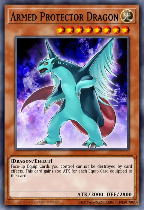 Armed Protector Dragon trading card