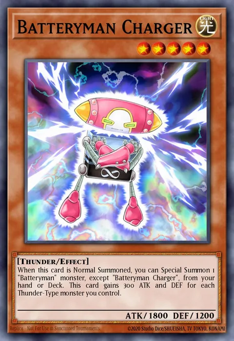 Batteryman Charger trading card