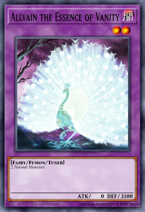 Allvain the Essence of Vanity trading card