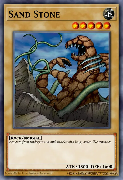 Sand Stone trading card