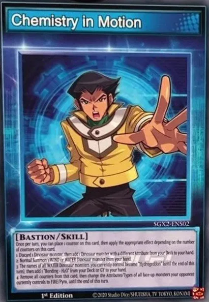 Chemistry in Motion trading card