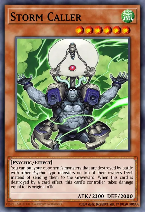Storm Caller trading card